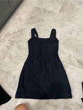 Abercrombie linen blend mini dress
